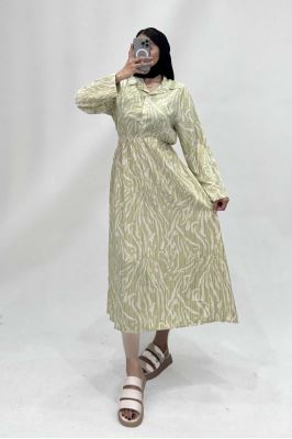 پیراهن بلند کمرکش کراش