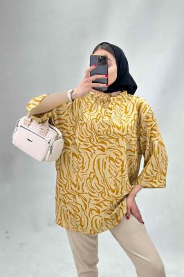 شومیز تک دکمه کراش چاپی R