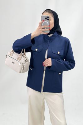 مانتو مازراتی چهار جیب یقه دیپلمات