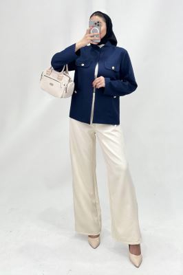 مانتو مازراتی چهار جیب یقه دیپلمات