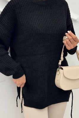 بلوز یقه گرد بغل بند