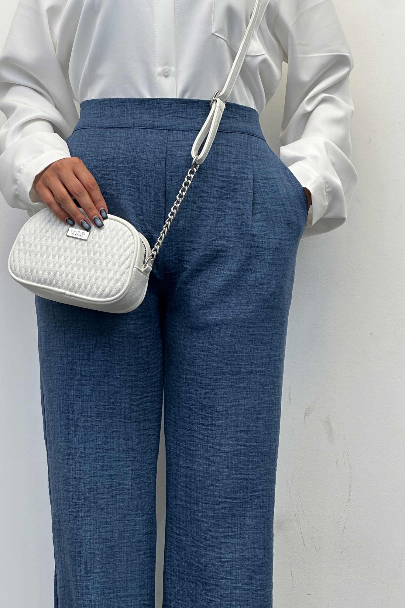 شلوار شانتون کمر کش