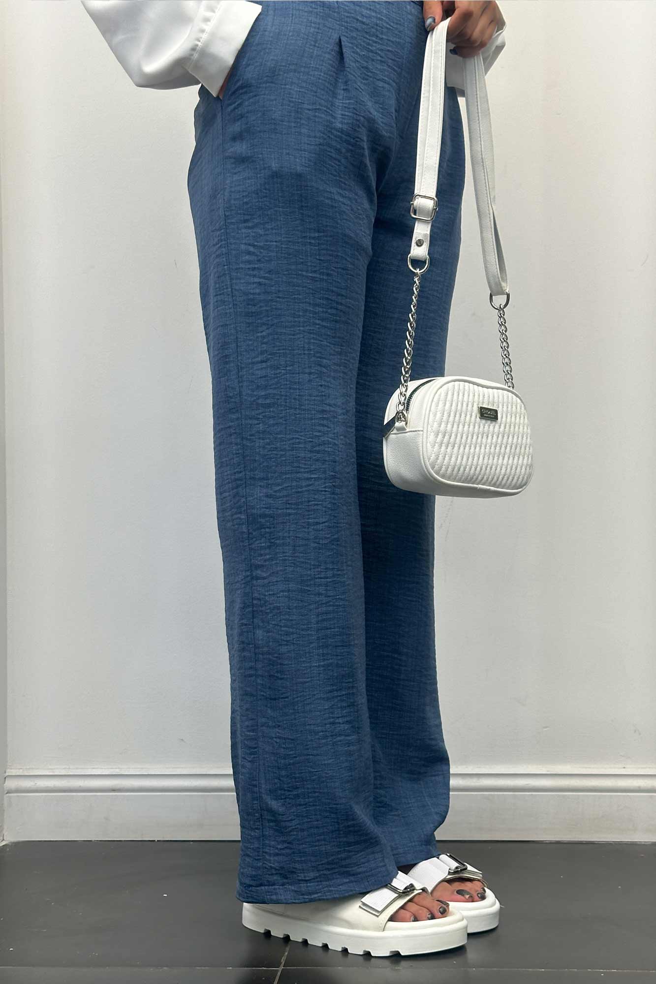 شلوار شانتون کمر کش