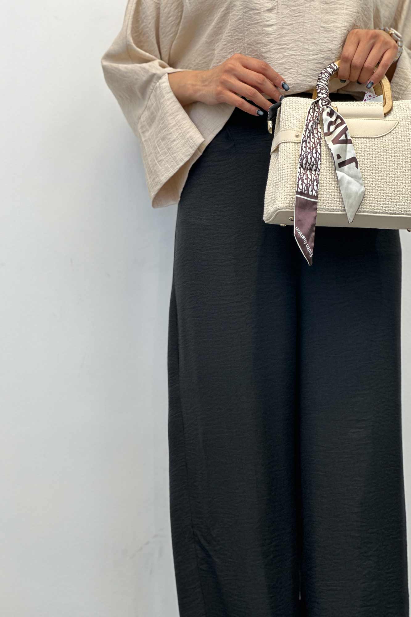 شلوار شانتون کمر کش XL