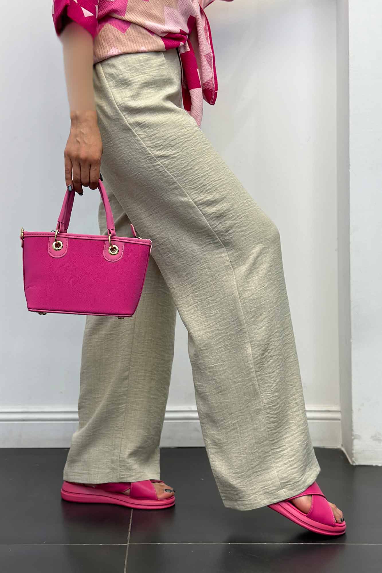 شلوار شانتون کمر کش XL