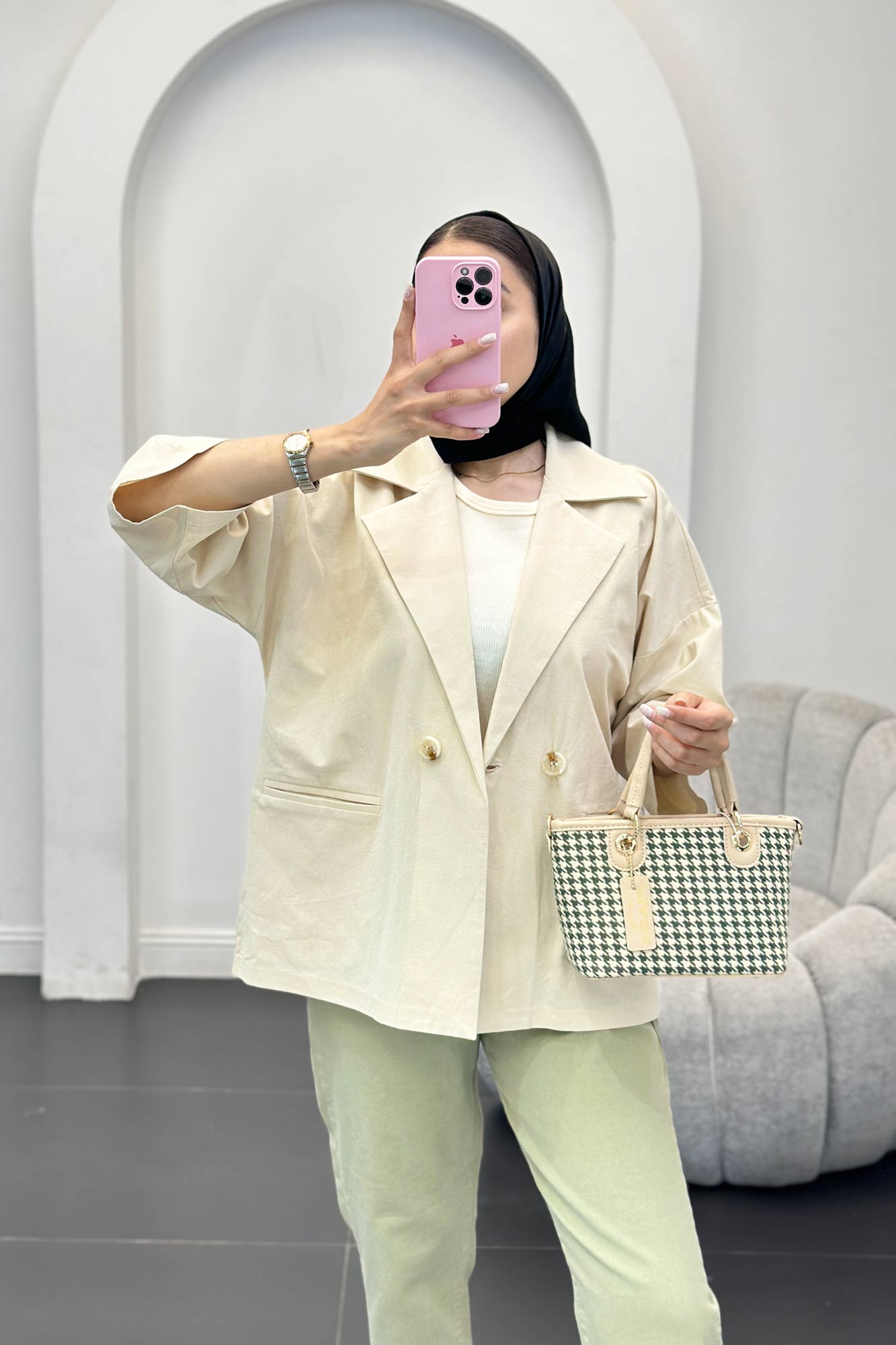 کت تک آستین سه رب