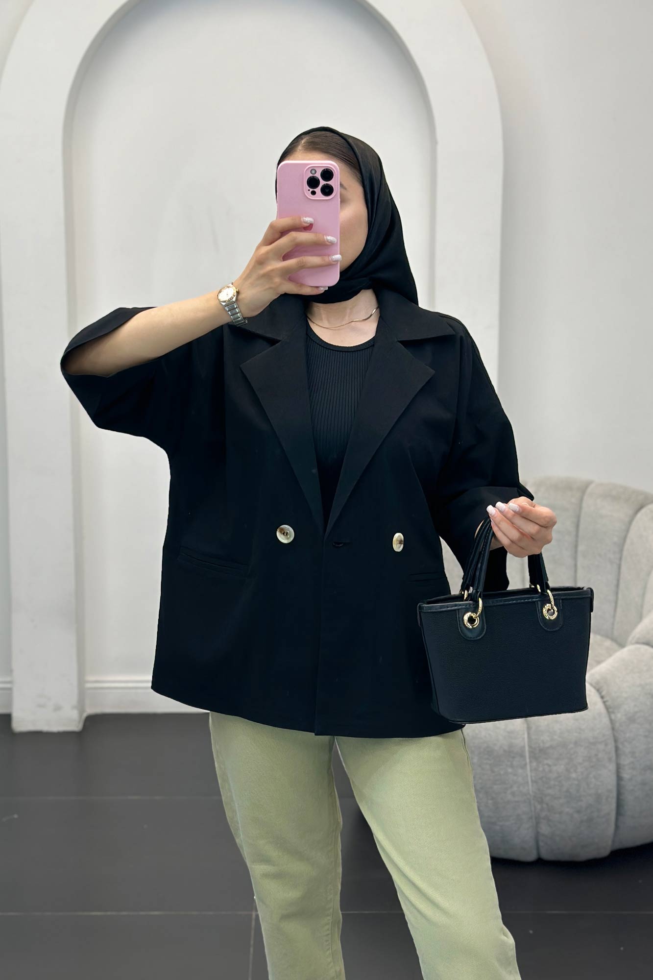 کت تک آستین سه رب