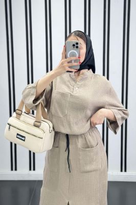 ست شومیز و دامن کوتاه پناه