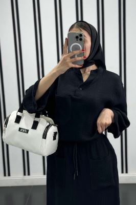 ست شومیز و دامن کوتاه پناه