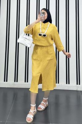 ست شومیز و دامن کوتاه پناه