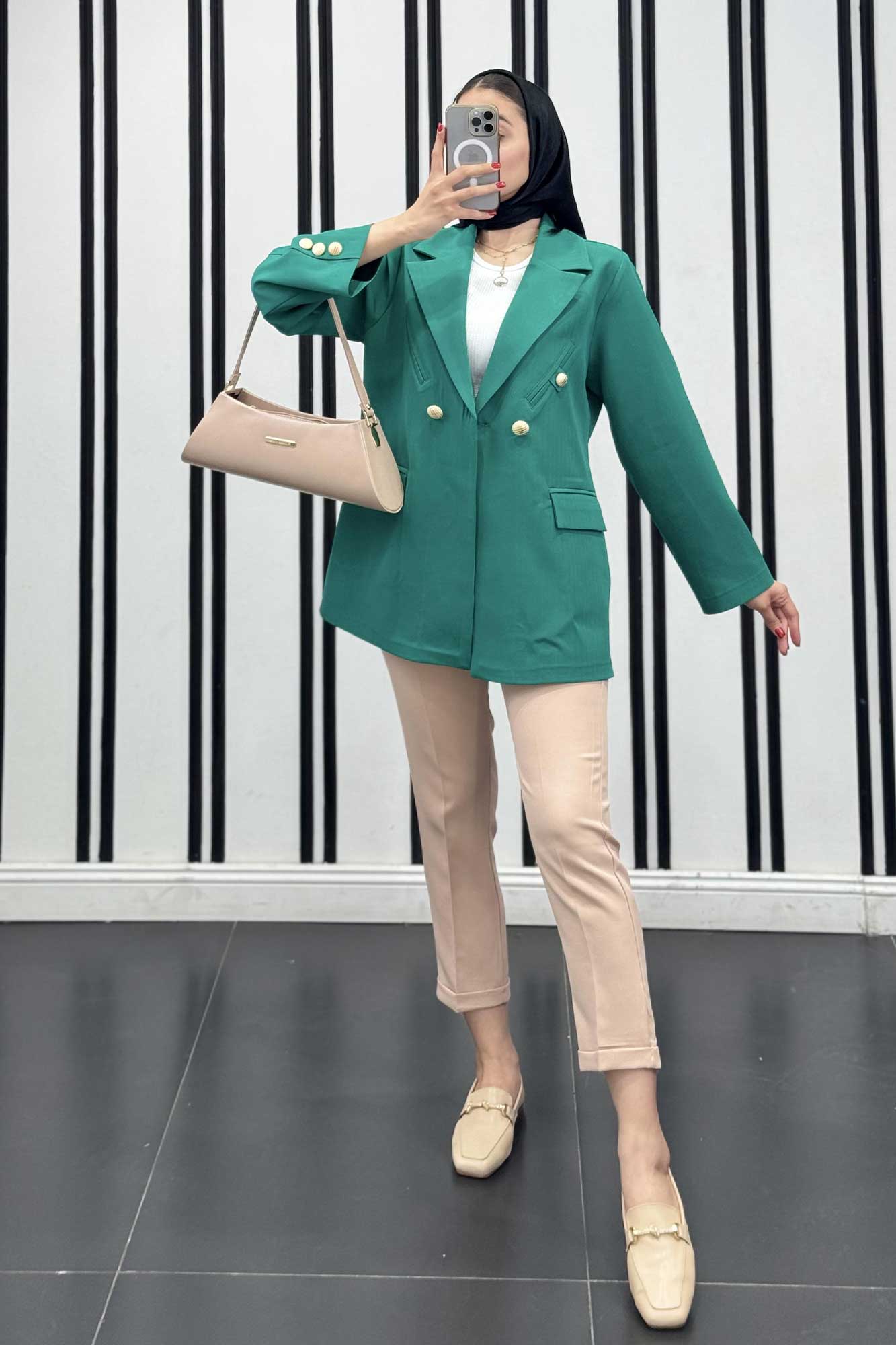 کت مازراتی لمه دار جیب نما فیلتو طهورا