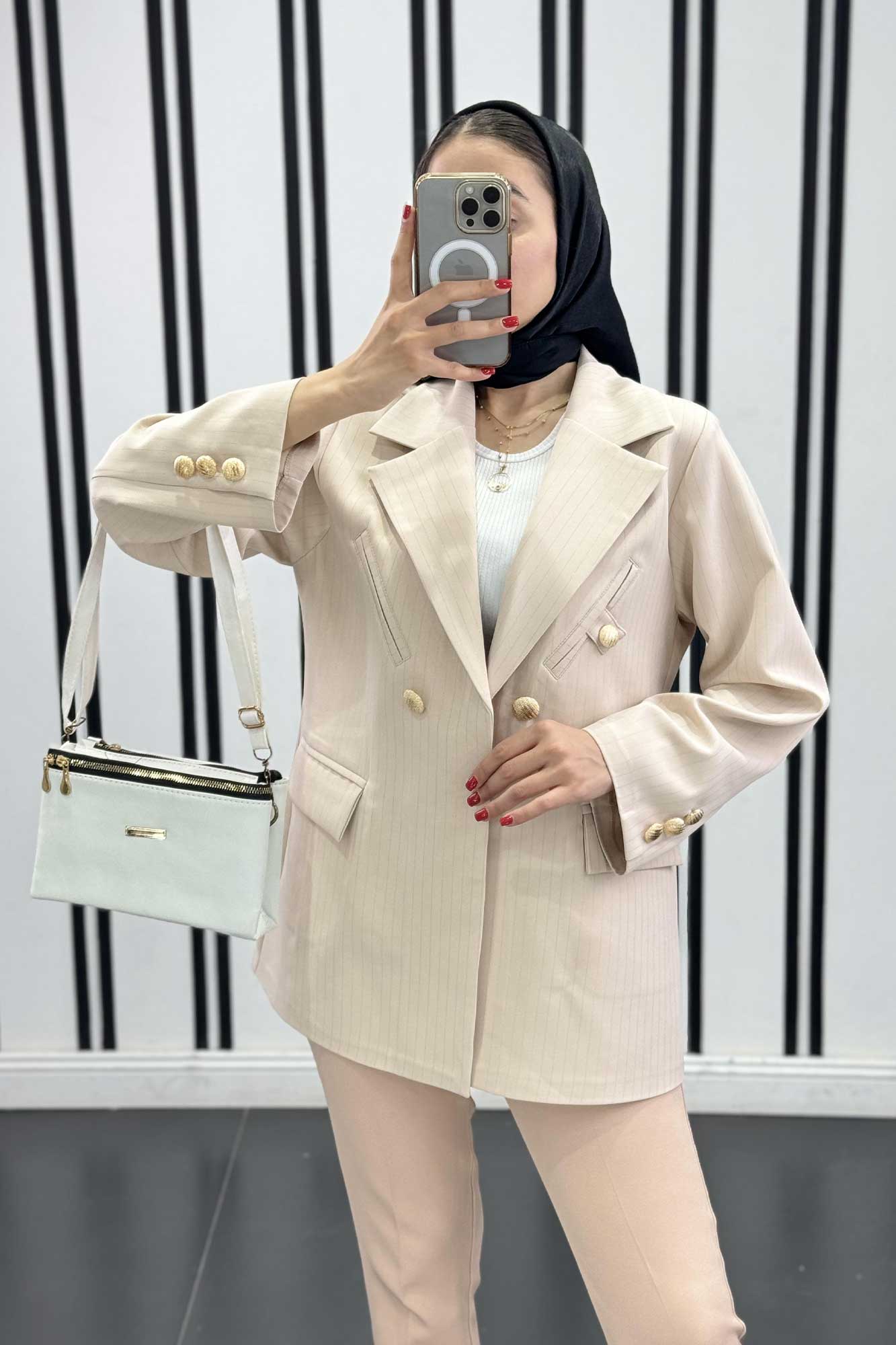 کت مازراتی لمه دار جیب نما فیلتو طهورا