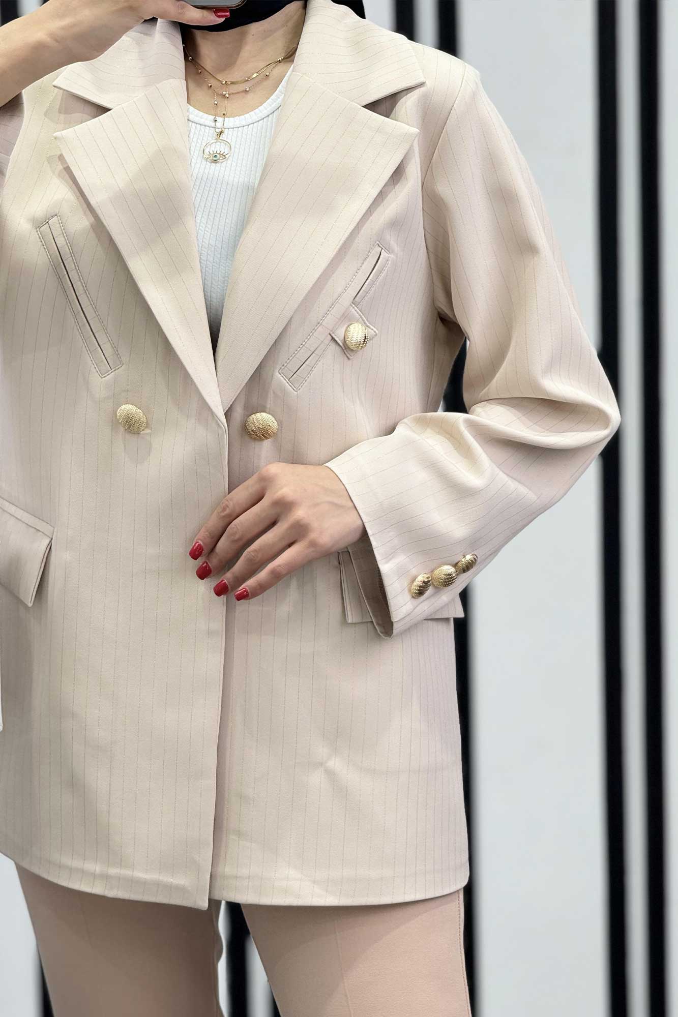 کت مازراتی لمه دار جیب نما فیلتو طهورا