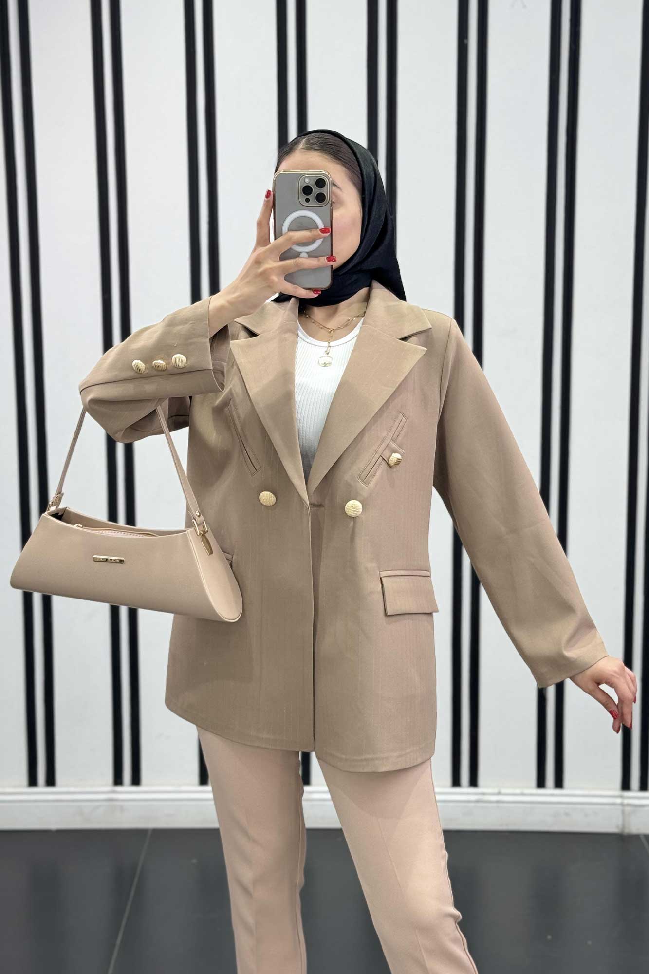 کت مازراتی لمه دار جیب نما فیلتو طهورا