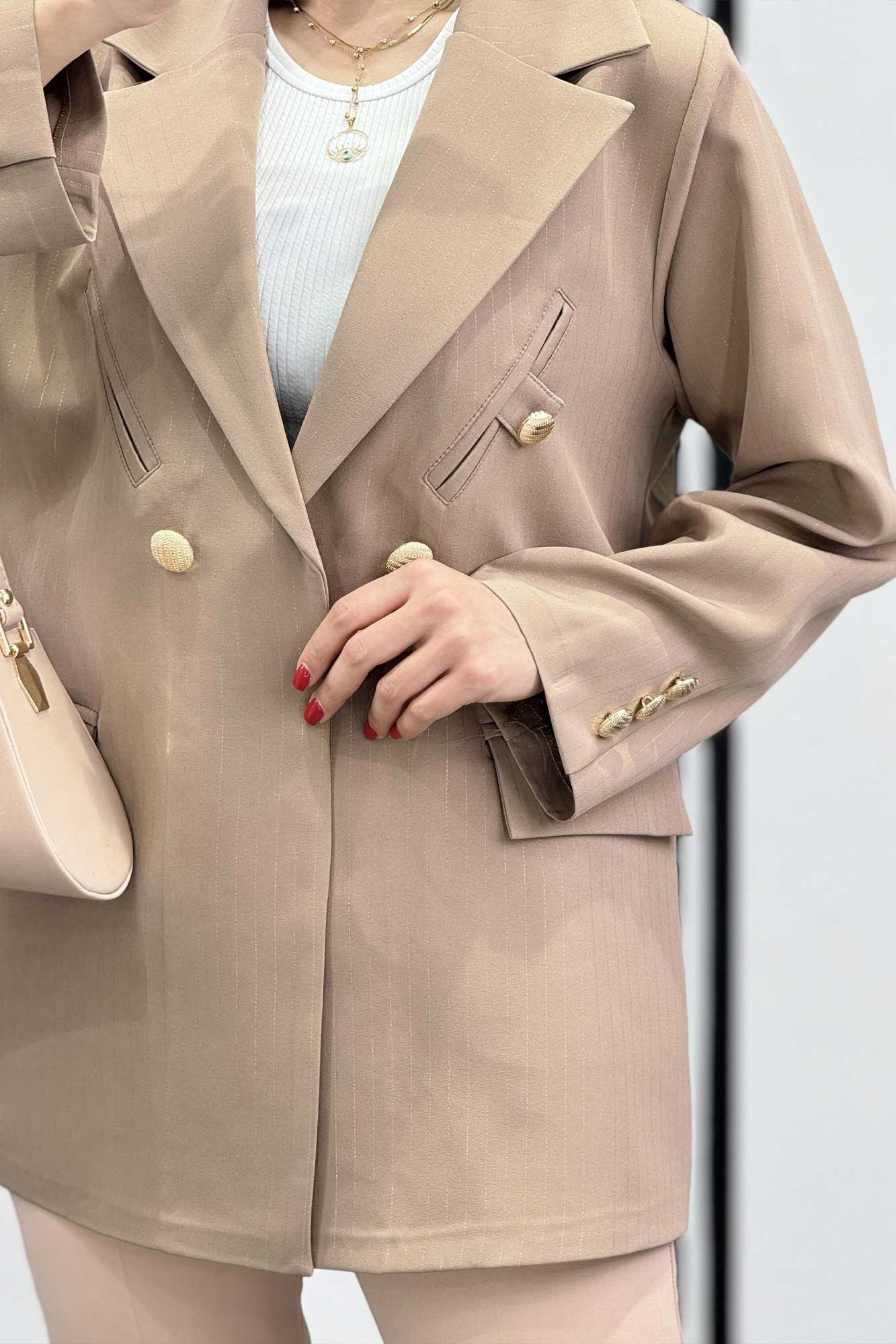 کت مازراتی لمه دار جیب نما فیلتو طهورا