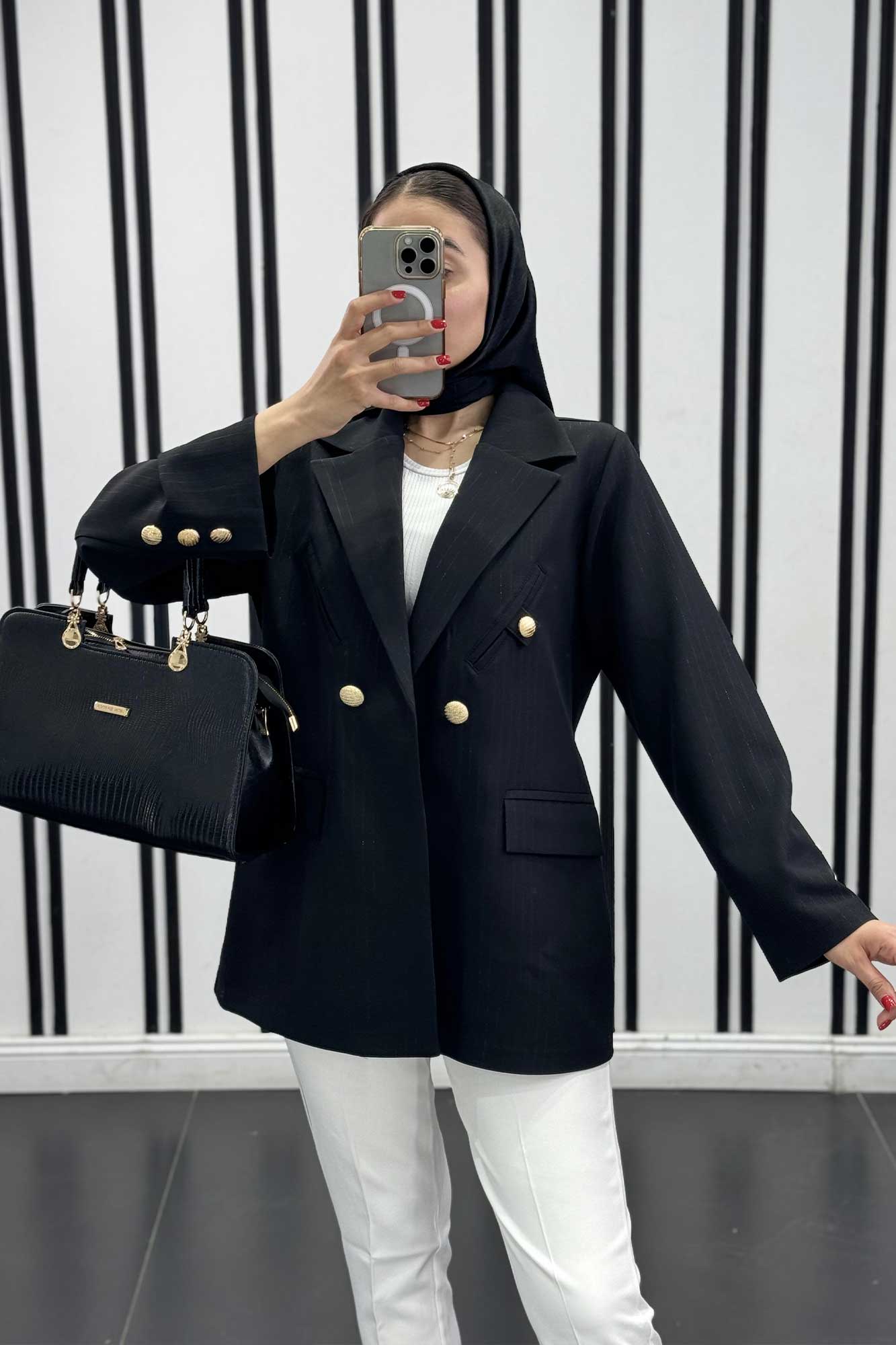 کت مازراتی لمه دار جیب نما فیلتو طهورا