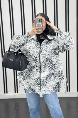 شومیز مازراتی طرحدار جیب دوبل 