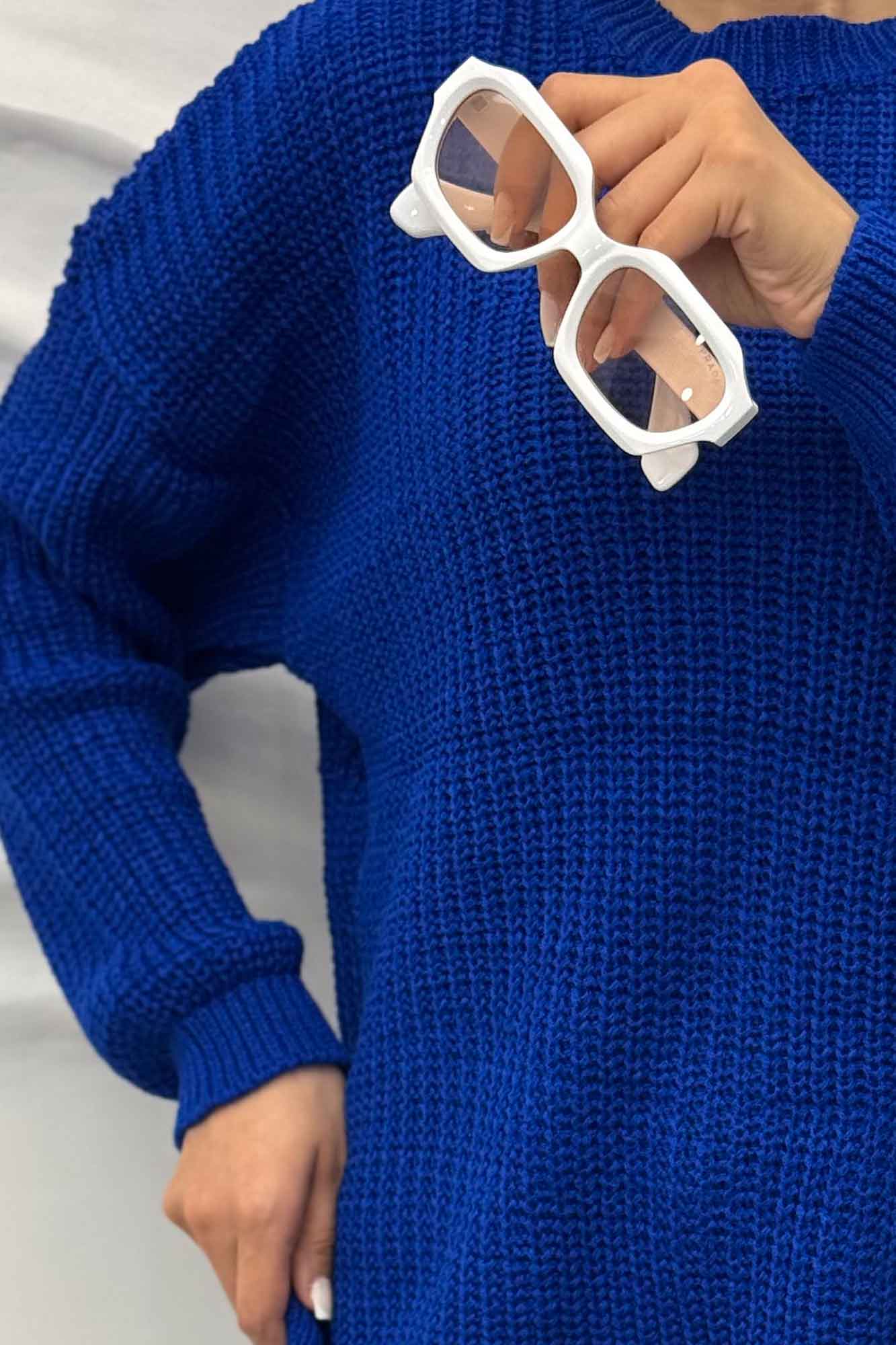 بلوز یقه گرد بغل بند