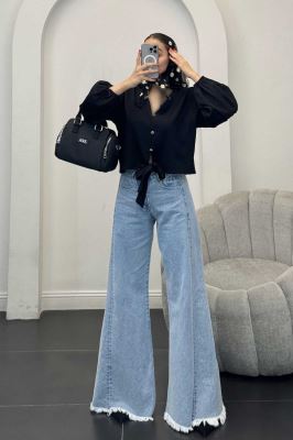 شومیز السا یقه هفت پایین گره