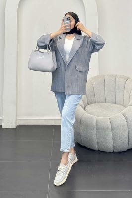 مانتو شانتون یقه ب ب