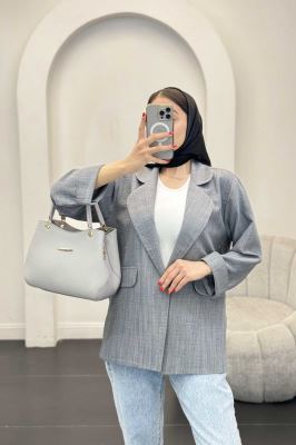 مانتو شانتون یقه ب ب