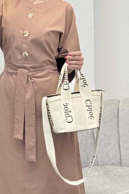 پیراهن لینن سه دکمه آستین بند دار