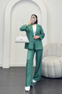 ست کت و شلوار شانتون دو دکمه رایسا