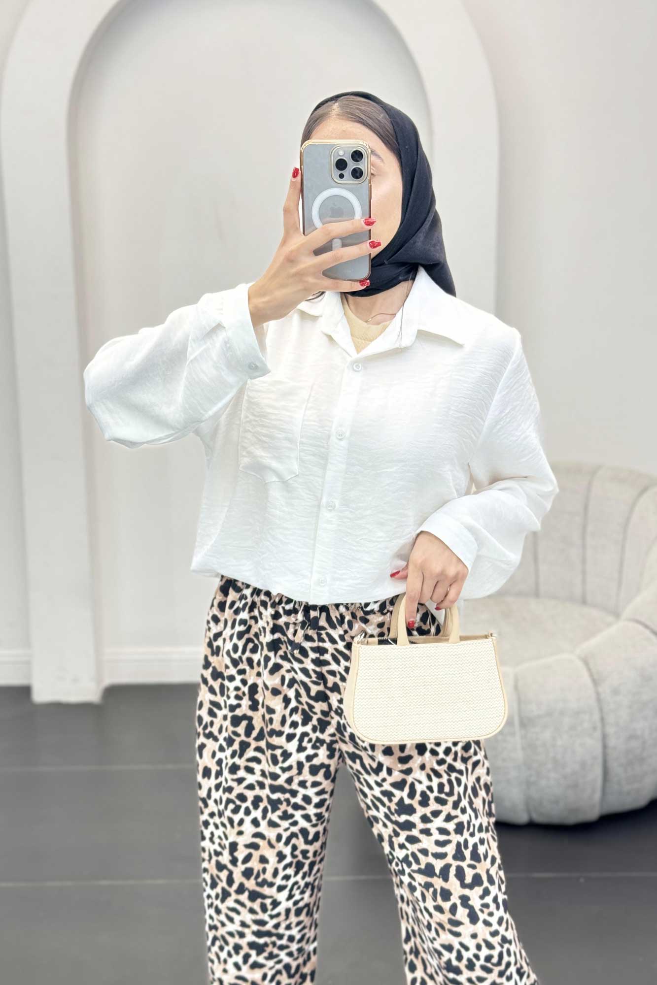 شومیز کرسپو تک جیب