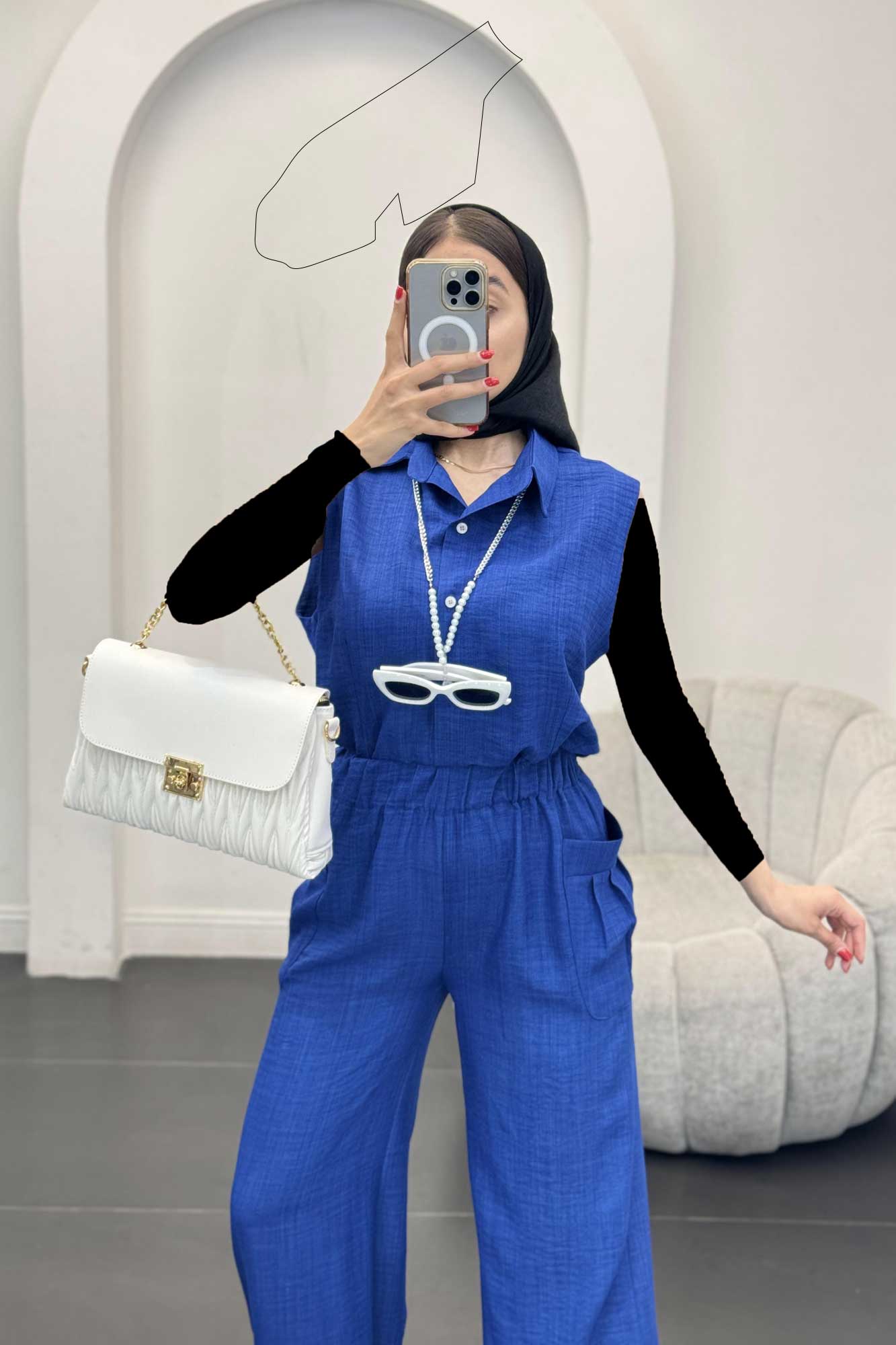 اورال شانتون کمرکش دکمه ای