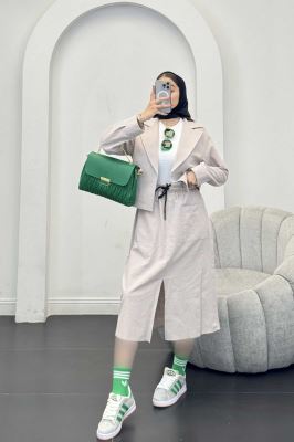 ست کت و دامن کوتاه تیتانیک