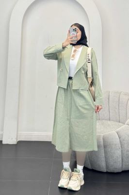 ست کت و دامن کوتاه تیتانیک