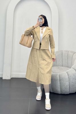 ست کت و دامن کوتاه تیتانیک