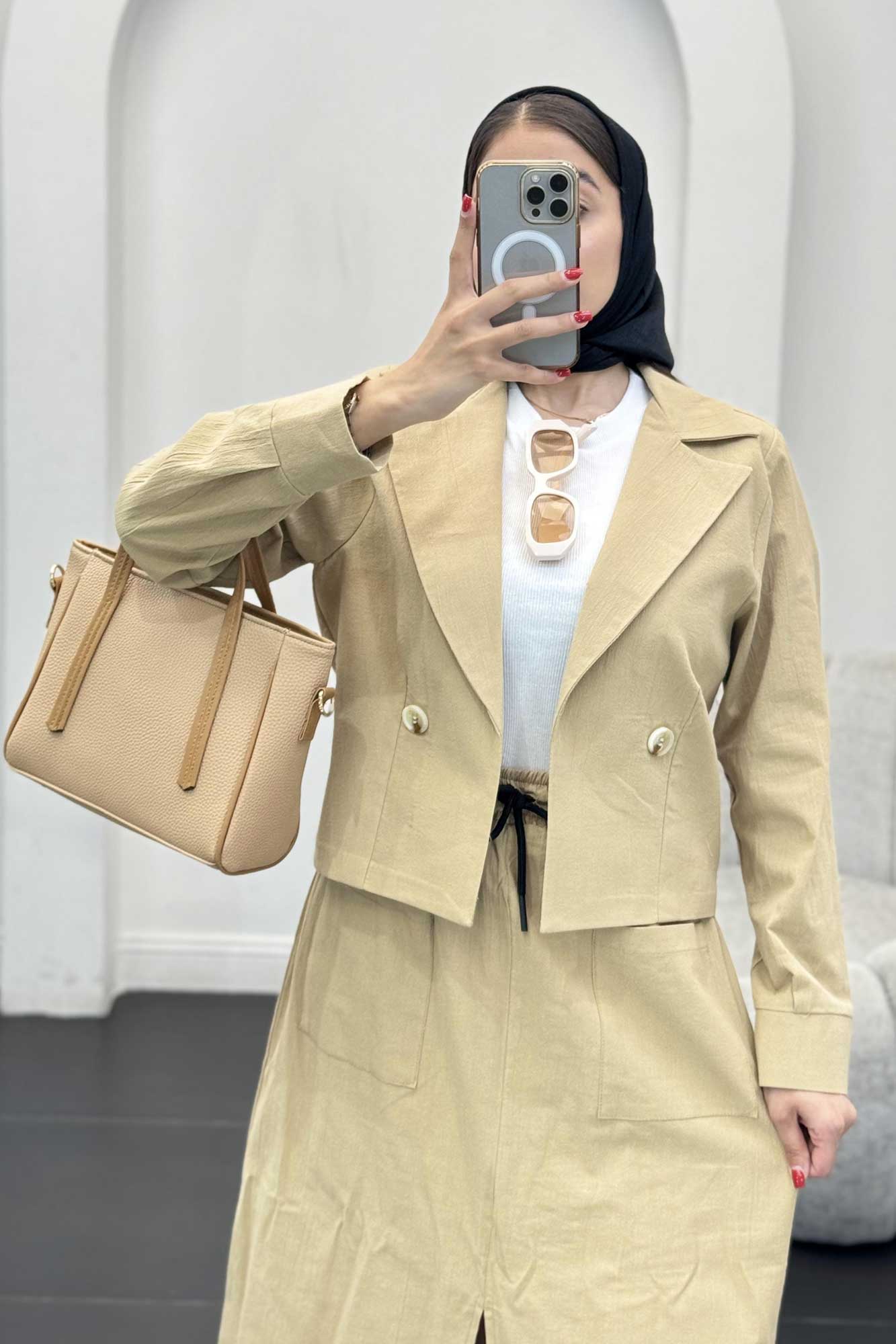 ست کت و دامن کوتاه تیتانیک