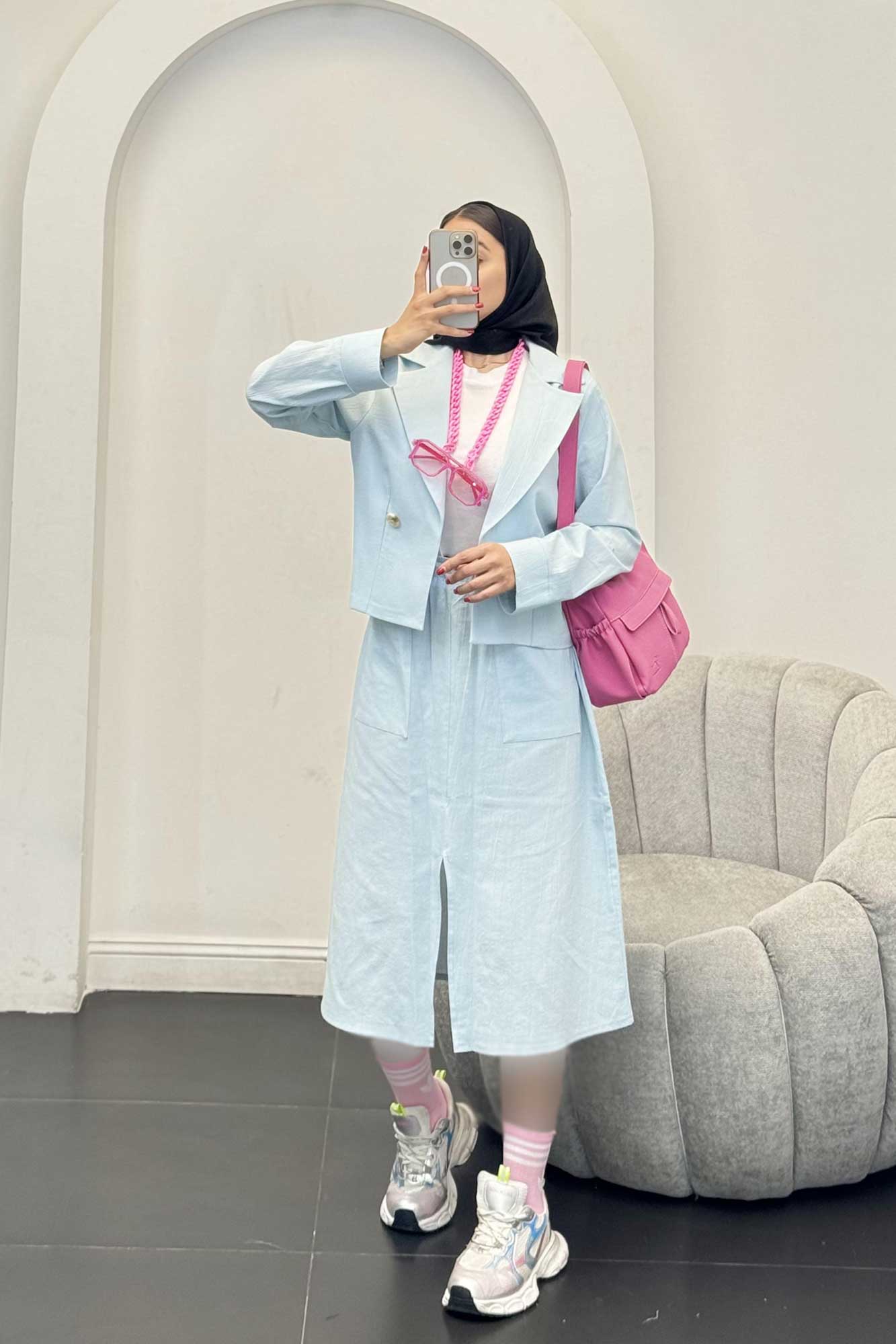 ست کت و دامن کوتاه تیتانیک