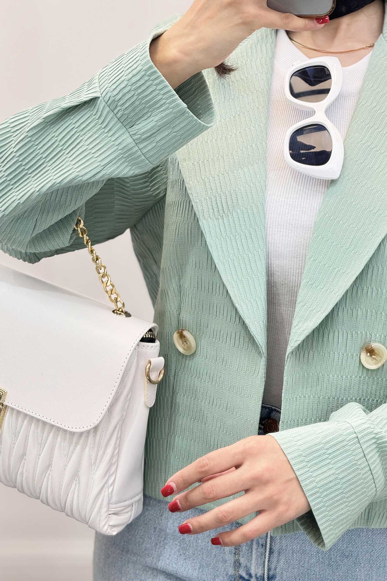 کت تک یقه انگلیسی السا