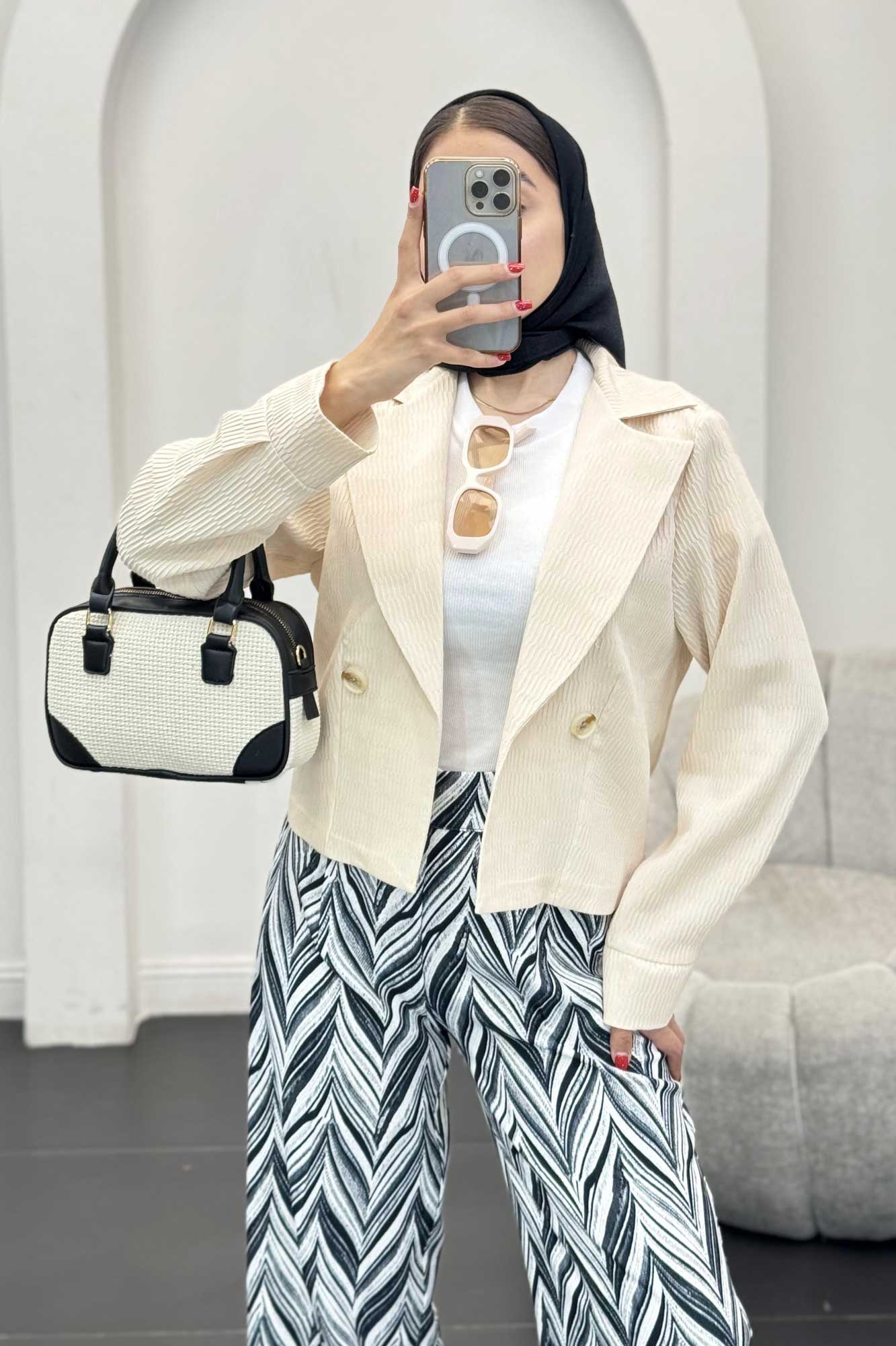 کت تک یقه انگلیسی السا