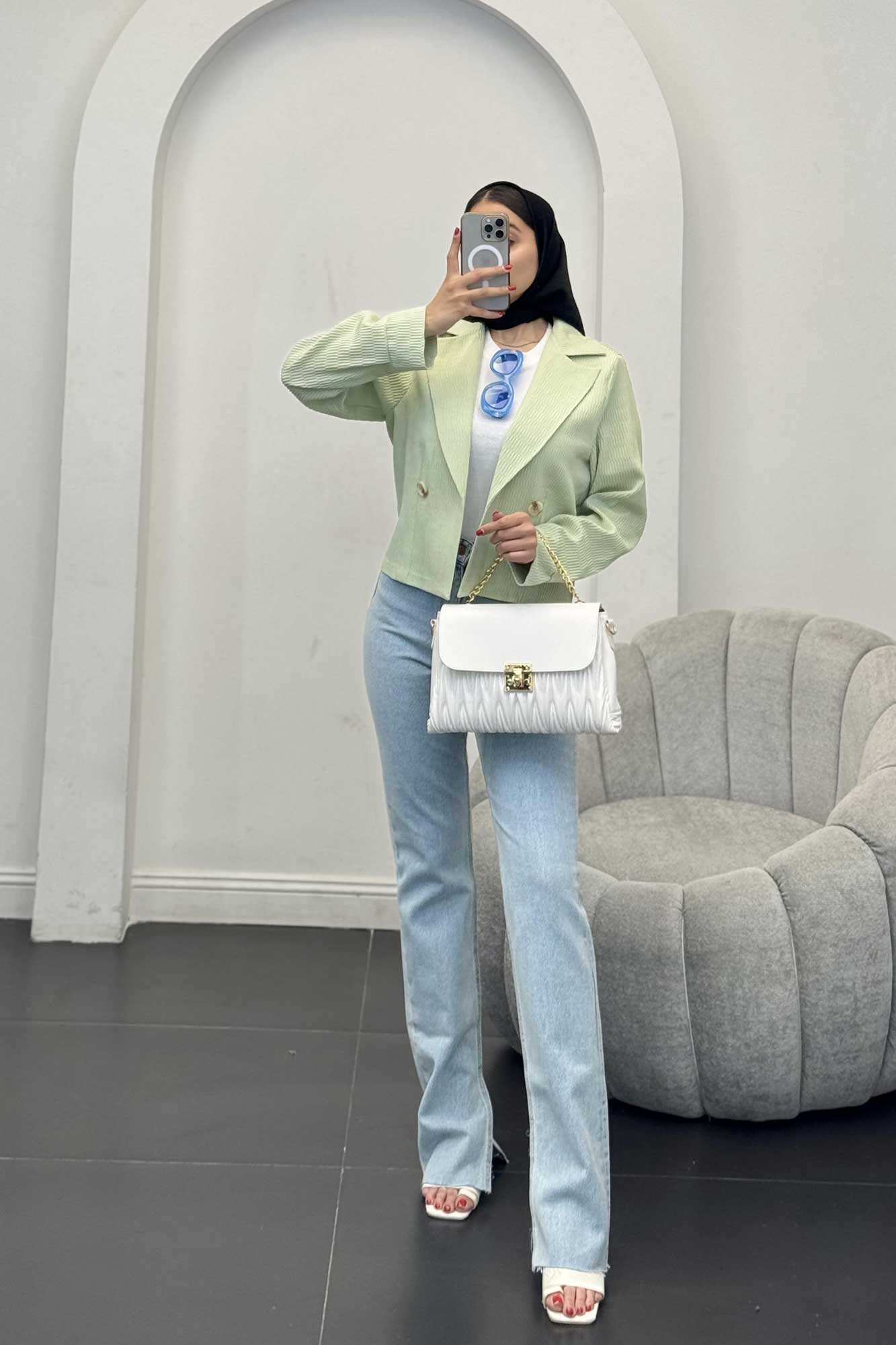 کت تک یقه انگلیسی السا