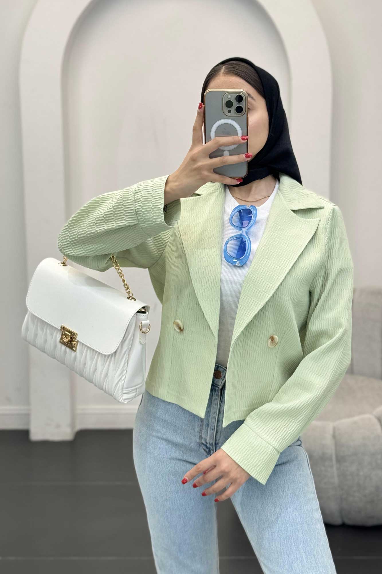 کت تک یقه انگلیسی السا