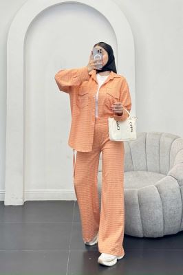 ست شومیز و شلوار بغل بنددار نوا