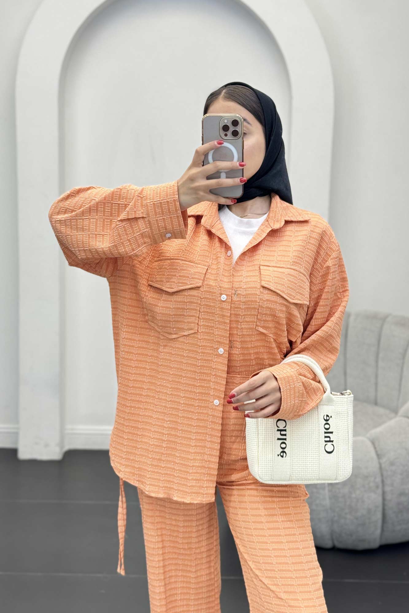 ست شومیز و شلوار بغل بنددار نوا