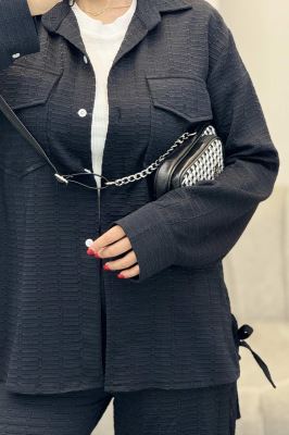 ست شومیز و شلوار بغل بنددار نوا