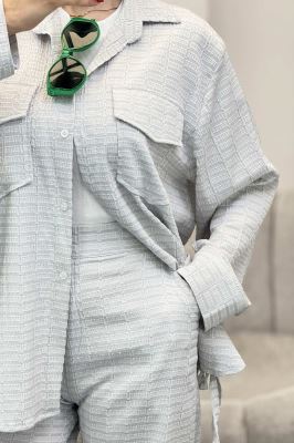 ست شومیز و شلوار بغل بنددار نوا