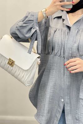 پیراهن جلوچین دار شانتون R