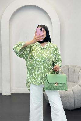 بلوز کاملس دو یقه پشت بلند