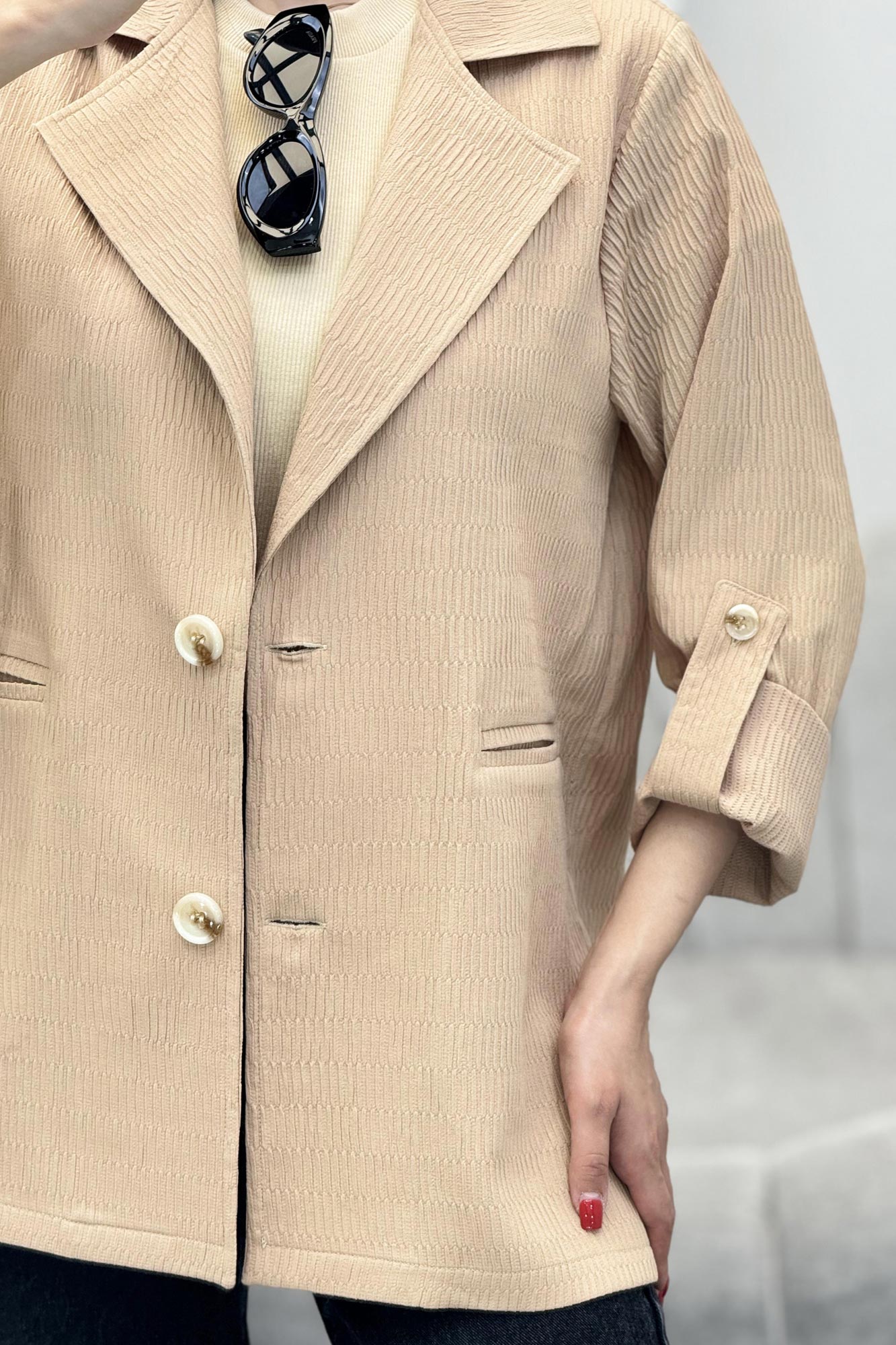 مانتو السا آستین پاگون ملبورن