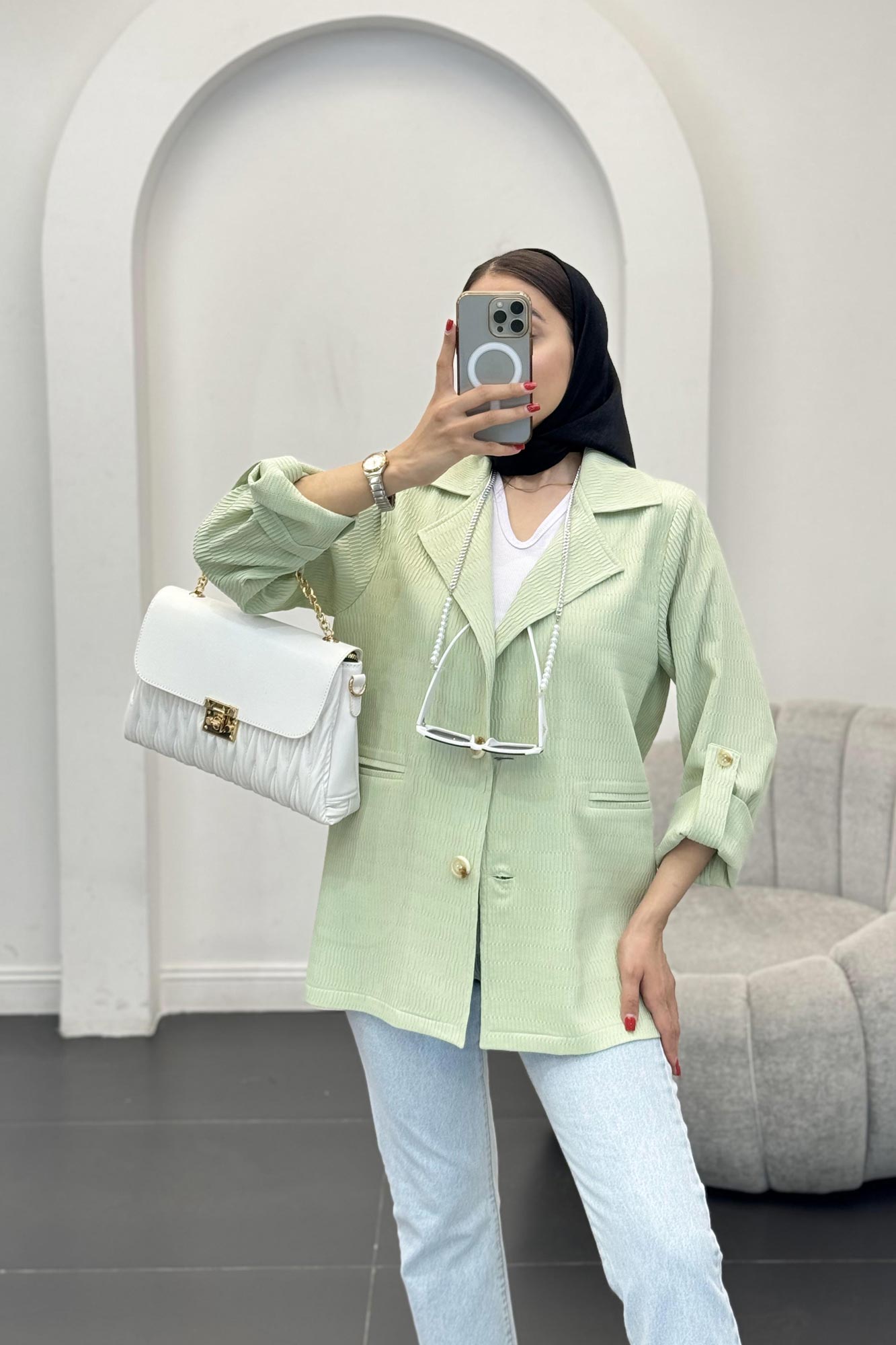 مانتو السا آستین پاگون ملبورن