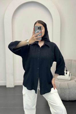 شومیز دبل فیس دو جیب