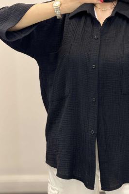 شومیز دبل فیس دو جیب