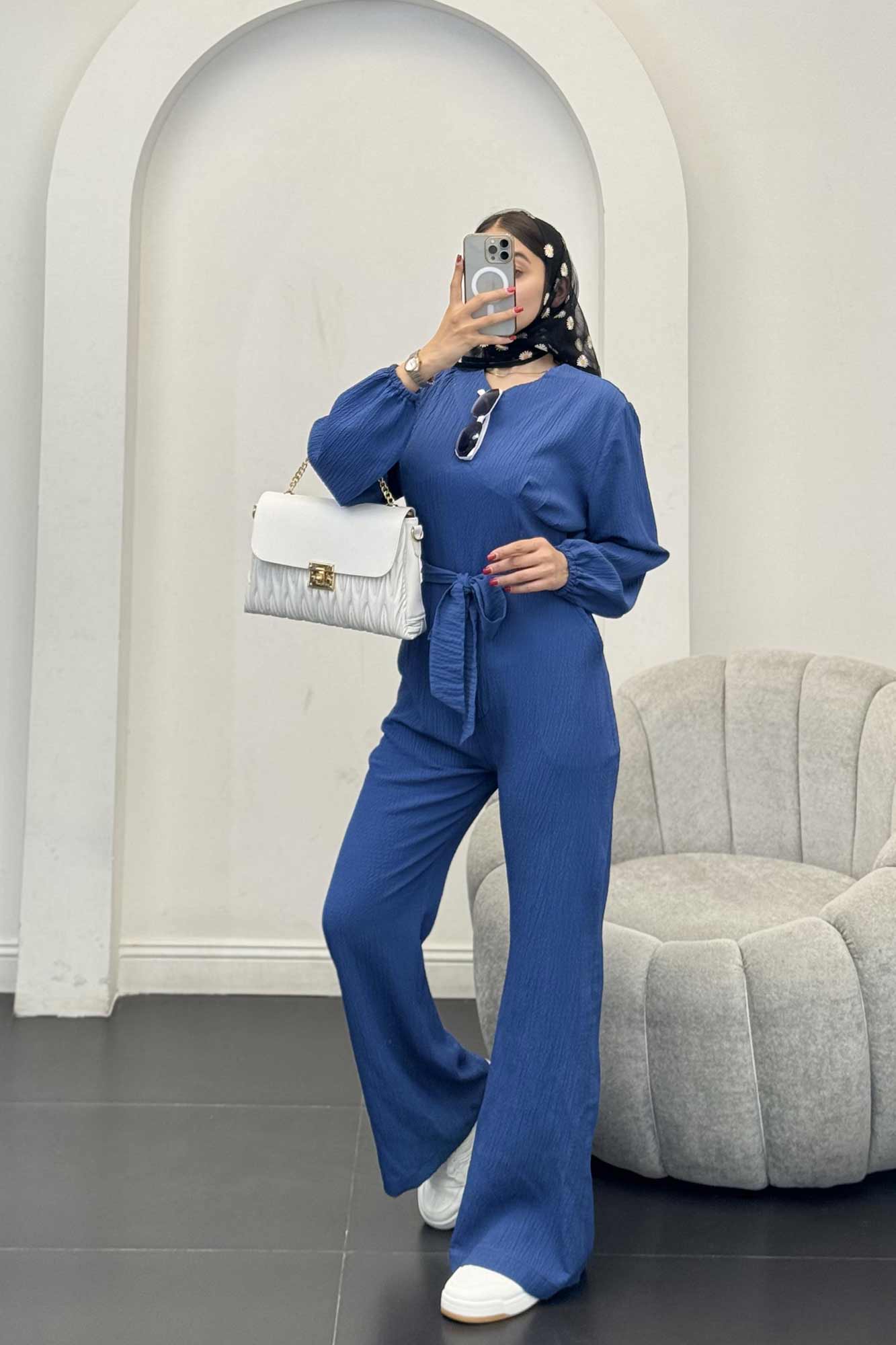 اورال اطلس کمرکش پشت زیپدار