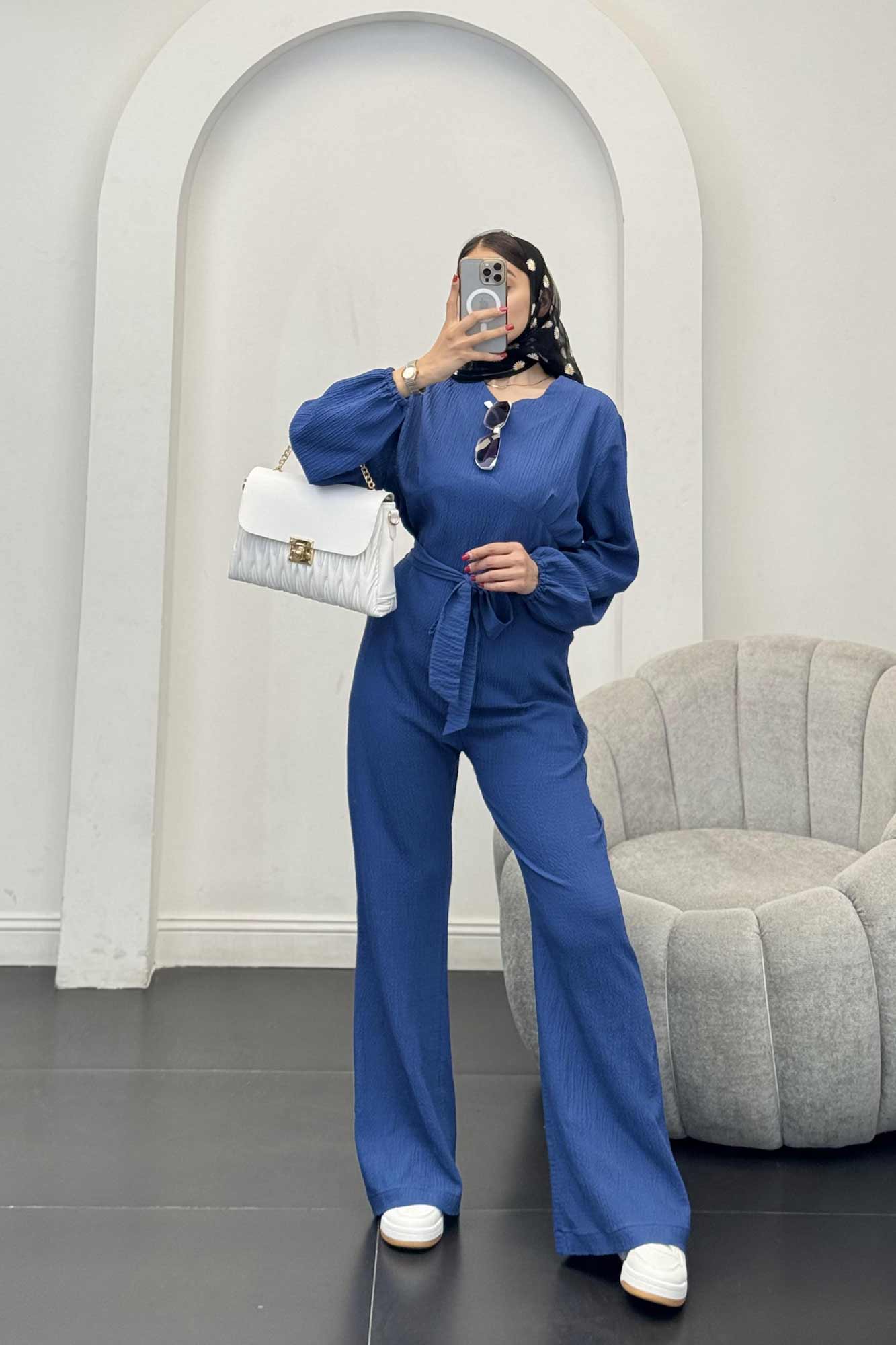 اورال اطلس کمرکش پشت زیپدار